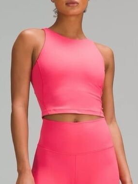 Lululemon Align High Neck Tank Glaze Pink Size 4 NWOT